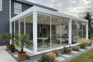 Glass Sliding Door For Tasman Freestanding Pergola