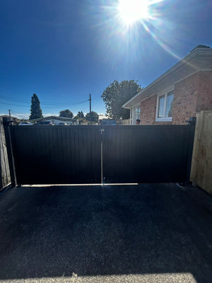 Custom Aluminium Swing Gates NZ | Single & Double Driveway Gates