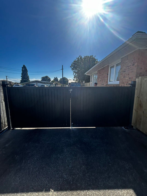 Custom Aluminium Swing Gates NZ | Single & Double Driveway Gates