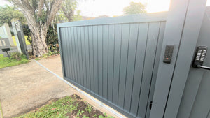 Custom Aluminium Automated Sliding Gates NZ | Homelovers