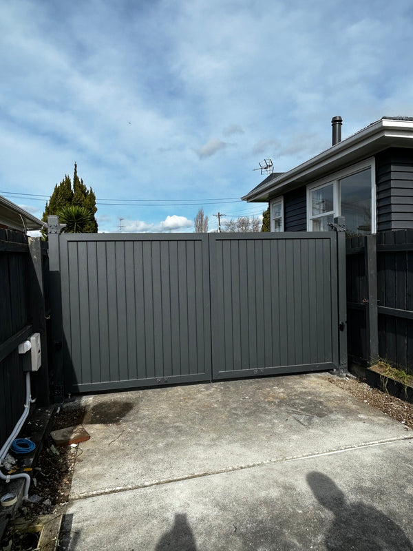 Custom Aluminium Swing Gates NZ | Single & Double Driveway Gates