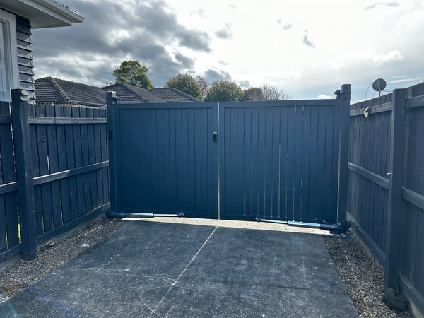 Custom Aluminium Swing Gates NZ | Single & Double Driveway Gates