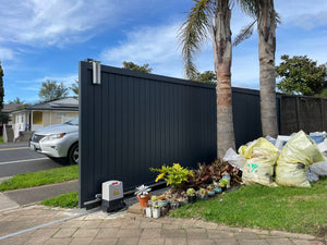 Custom Aluminium Automated Sliding Gates NZ | Homelovers