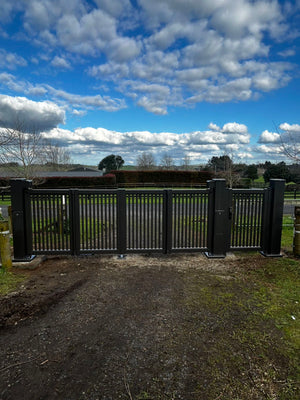 Galvanized Steel Blade Fencing NZ | Heavy-Duty Architectural Fences