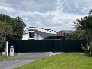 Custom Aluminium Automated Sliding Gates NZ | Homelovers