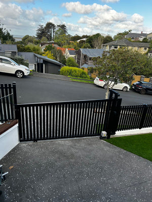 Custom Aluminium Automated Sliding Gates NZ | Homelovers