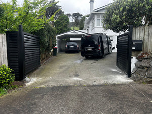 Custom Aluminium Swing Gates NZ | Single & Double Driveway Gates