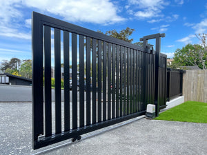 Custom Aluminium Automated Sliding Gates NZ | Homelovers
