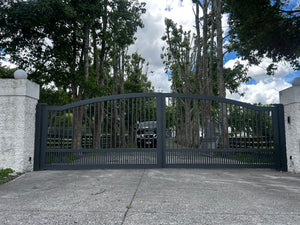 Custom Aluminium Swing Gates NZ | Single & Double Driveway Gates