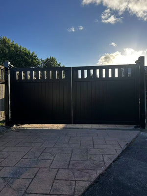 Custom Aluminium Swing Gates NZ | Single & Double Driveway Gates