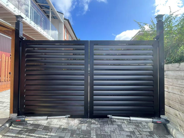 Custom Aluminium Swing Gates NZ | Single & Double Driveway Gates