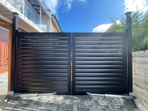 Custom Aluminium Swing Gates NZ | Single & Double Driveway Gates