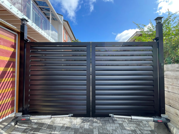 Custom Aluminium Swing Gates NZ | Single & Double Driveway Gates