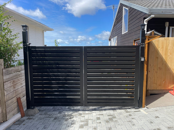 Custom Aluminium Swing Gates NZ | Single & Double Driveway Gates