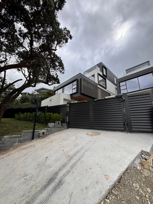 Custom Aluminium Swing Gates NZ | Single & Double Driveway Gates