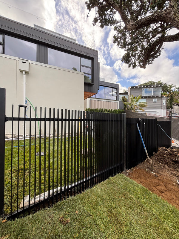 Galvanized Steel Blade Fencing NZ | Heavy-Duty Architectural Fences