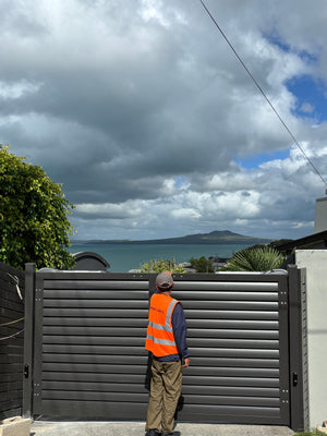 Custom Aluminium Swing Gates NZ | Single & Double Driveway Gates