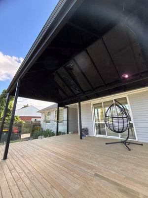 Custom Gable Roof Aluminium Pergolas NZ | Homelovers
