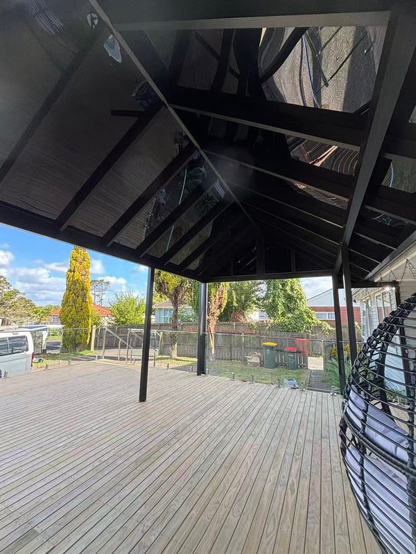 Custom Gable Roof Aluminium Pergolas NZ | Homelovers