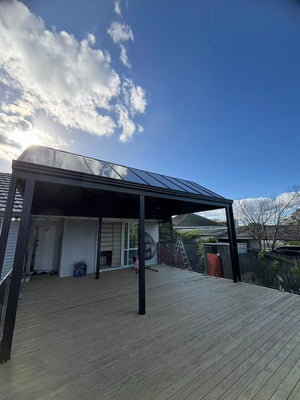Custom Gable Roof Aluminium Pergolas NZ | Homelovers