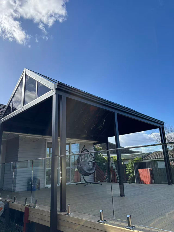 Custom Gable Roof Aluminium Pergolas NZ | Homelovers