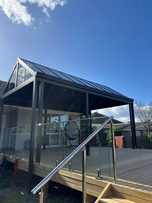 Custom Gable Roof Aluminium Pergolas NZ | Homelovers