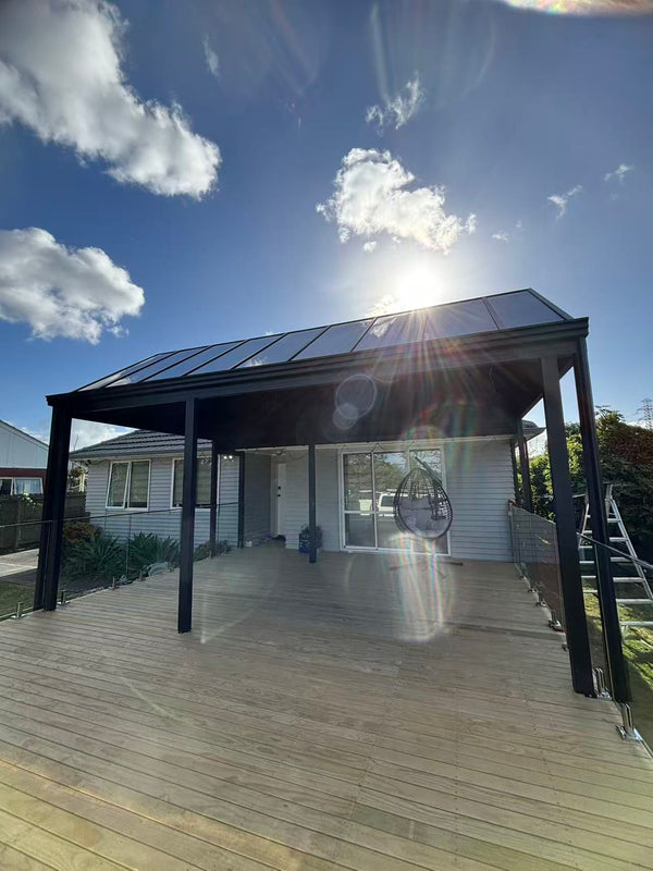 Custom Gable Roof Aluminium Pergolas NZ | Homelovers