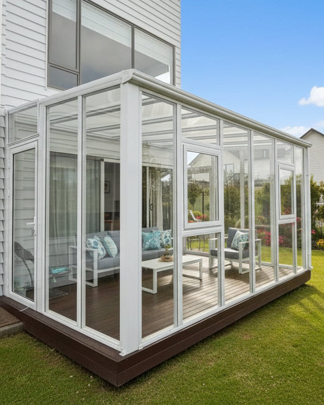 Custom Aluminium Sunrooms & Conservatories NZ | Homelovers
