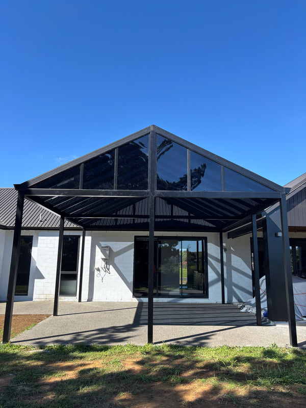 Custom Gable Roof Aluminium Pergolas NZ | Homelovers