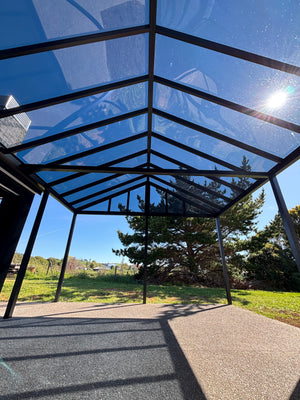 Custom Gable Roof Aluminium Pergolas NZ | Homelovers