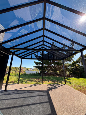 Custom Gable Roof Aluminium Pergolas NZ | Homelovers