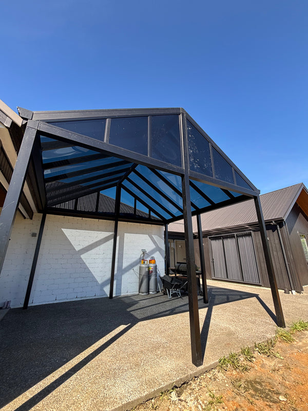 Custom Gable Roof Aluminium Pergolas NZ | Homelovers