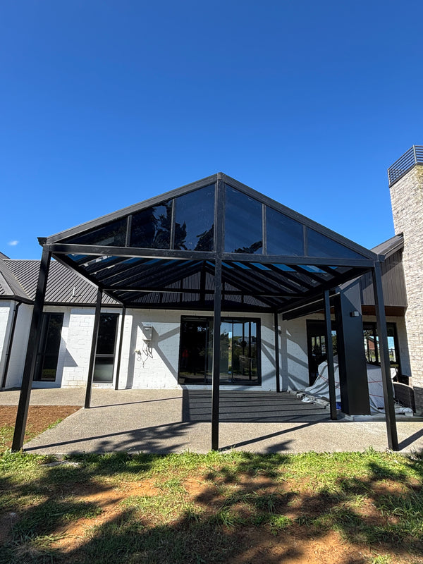 Custom Gable Roof Aluminium Pergolas NZ | Homelovers