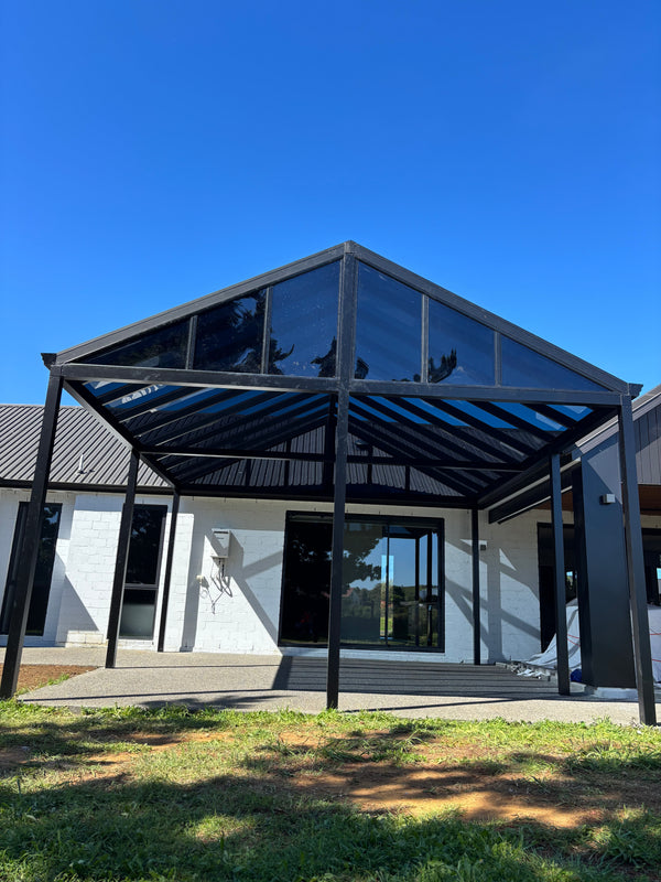 Custom Gable Roof Aluminium Pergolas NZ | Homelovers