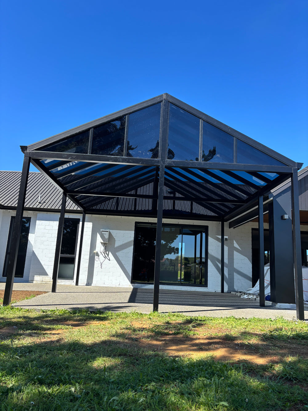Custom Gable Roof Aluminium Pergolas NZ | Homelovers