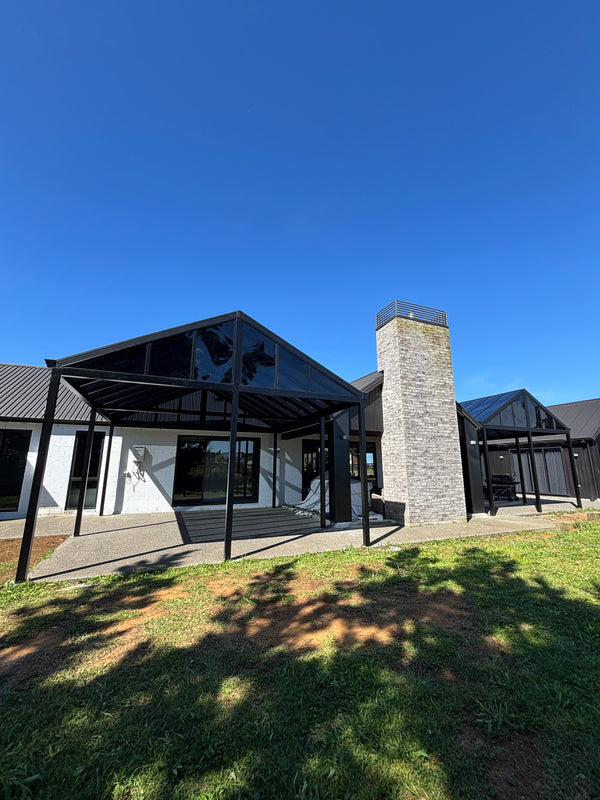 Custom Gable Roof Aluminium Pergolas NZ | Homelovers