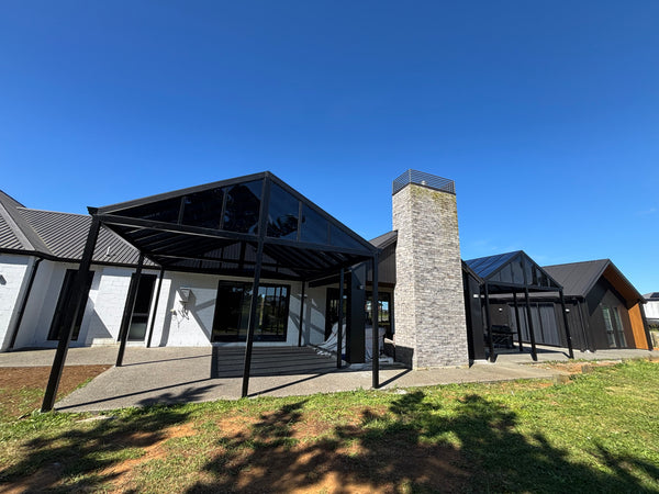 Custom Gable Roof Aluminium Pergolas NZ | Homelovers