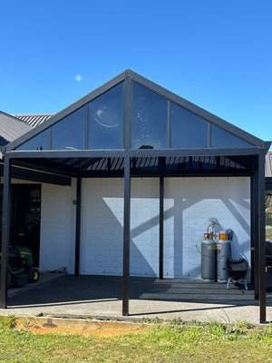 Custom Gable Roof Aluminium Pergolas NZ | Homelovers