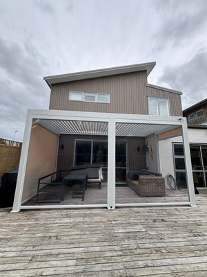 Custom Motorised Louvre Pergolas NZ | Premium Outdoor Living by Homelovers