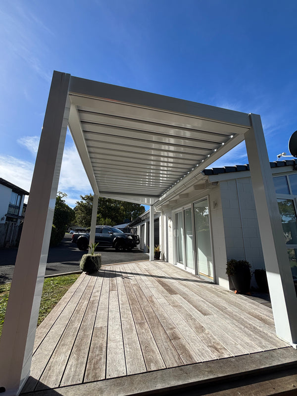 Custom Motorised Louvre Pergolas NZ | Premium Outdoor Living by Homelovers