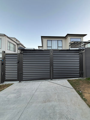 Custom Aluminium Swing Gates NZ | Single & Double Driveway Gates