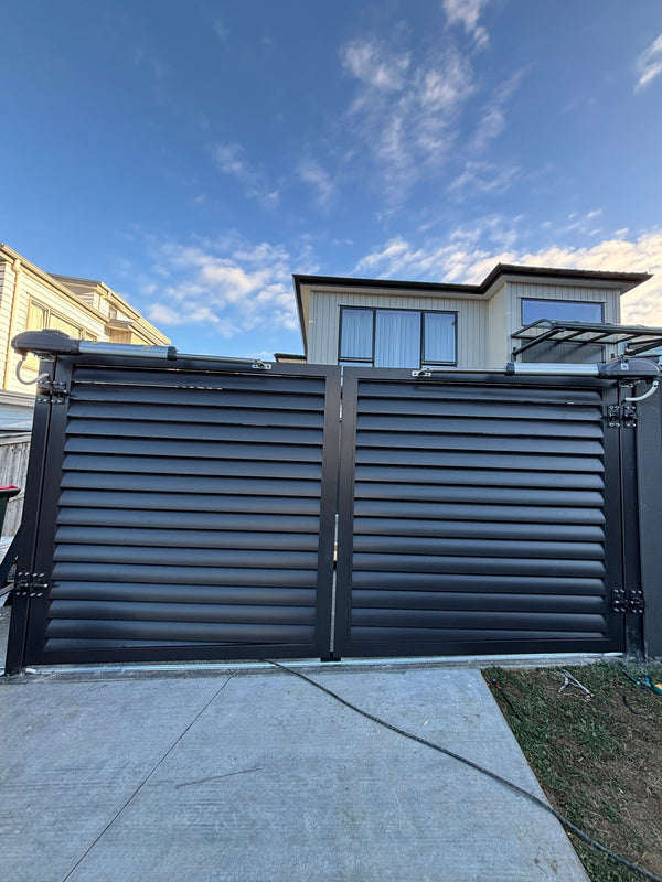 Custom Aluminium Swing Gates NZ | Single & Double Driveway Gates