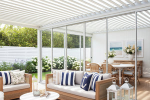 Glass Sliding Door For Tasman Freestanding Pergola