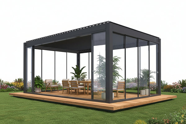 Glass Sliding Door For Tasman Freestanding Pergola