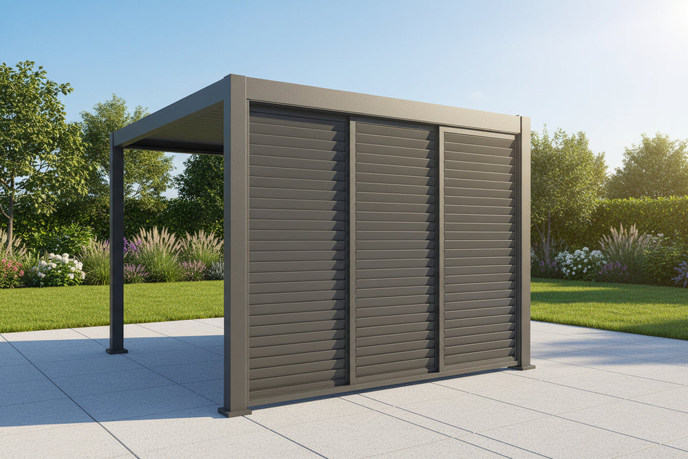 Premium Aluminium Louvre Sliding Shutters | Homelovers