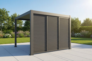 Premium Aluminium Louvre Sliding Shutters | Homelovers
