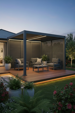 Premium Aluminium Louvre Sliding Shutters | Homelovers