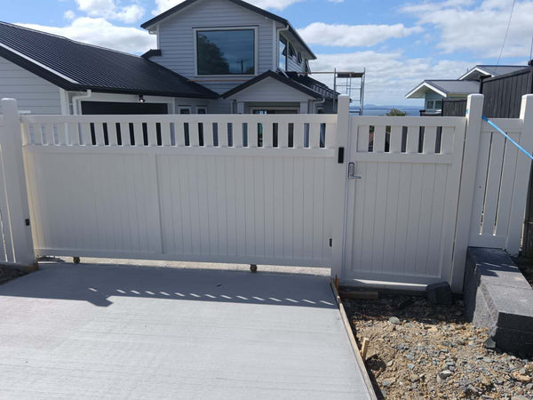 Custom Aluminium Automated Sliding Gates NZ | Homelovers