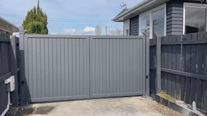 Custom Aluminium Swing Gates NZ | Single & Double Driveway Gates
