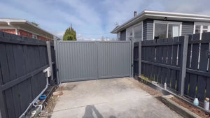 Custom Aluminium Swing Gates NZ | Single & Double Driveway Gates